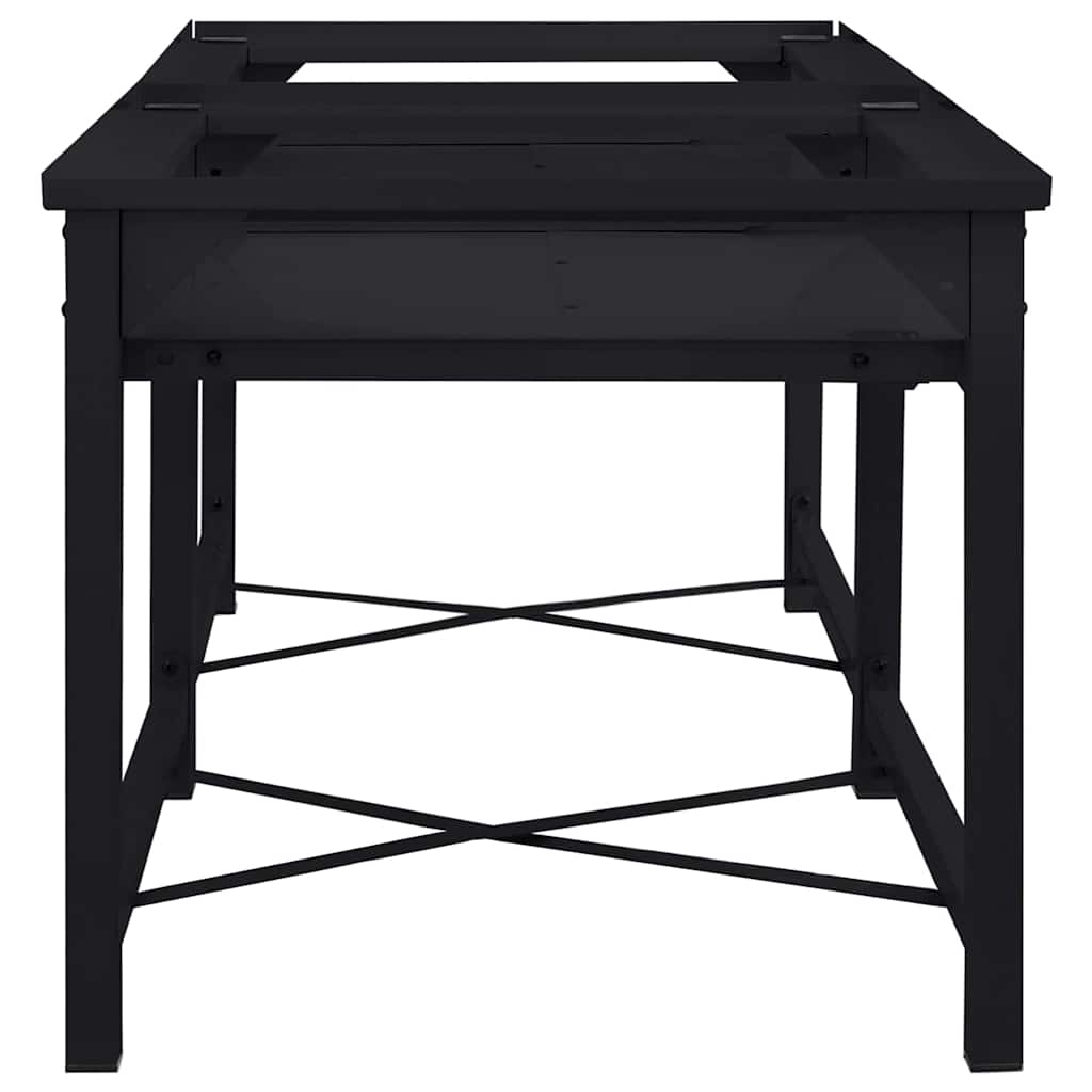 Pedestal para Lavadora 2 pcs Negro 120 x 56 x 52 cm Acero