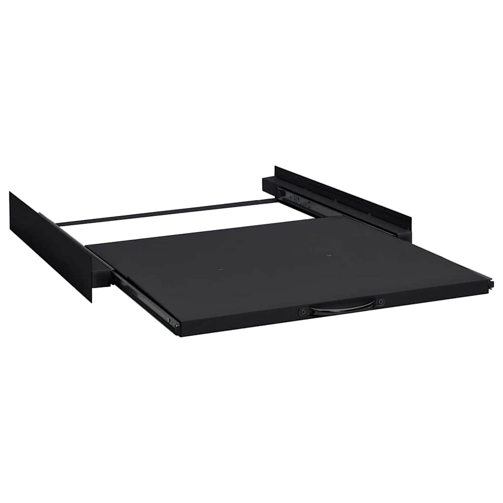 Estante Intermedio para Lavadora Negro 60 x 60 x 8 cm Acero