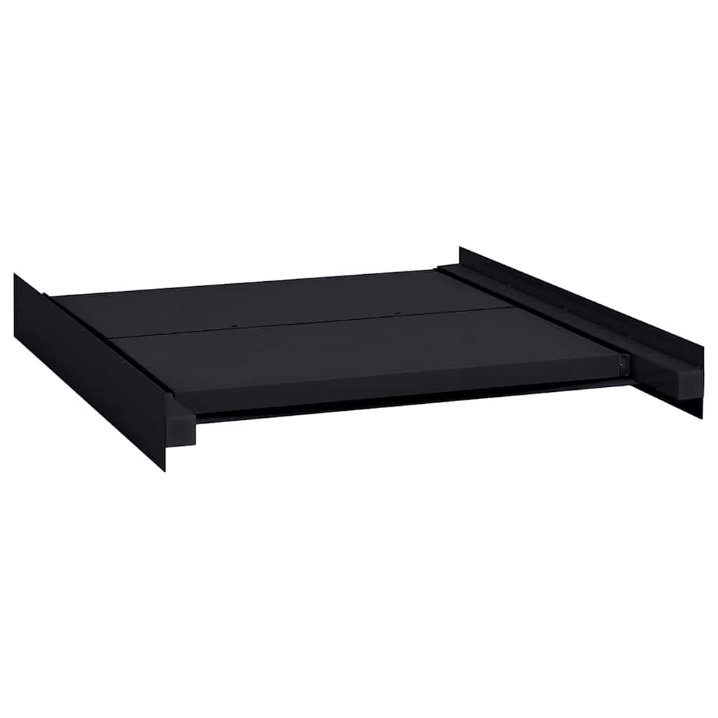 Estante Intermedio para Lavadora Negro 60 x 60 x 8 cm Acero