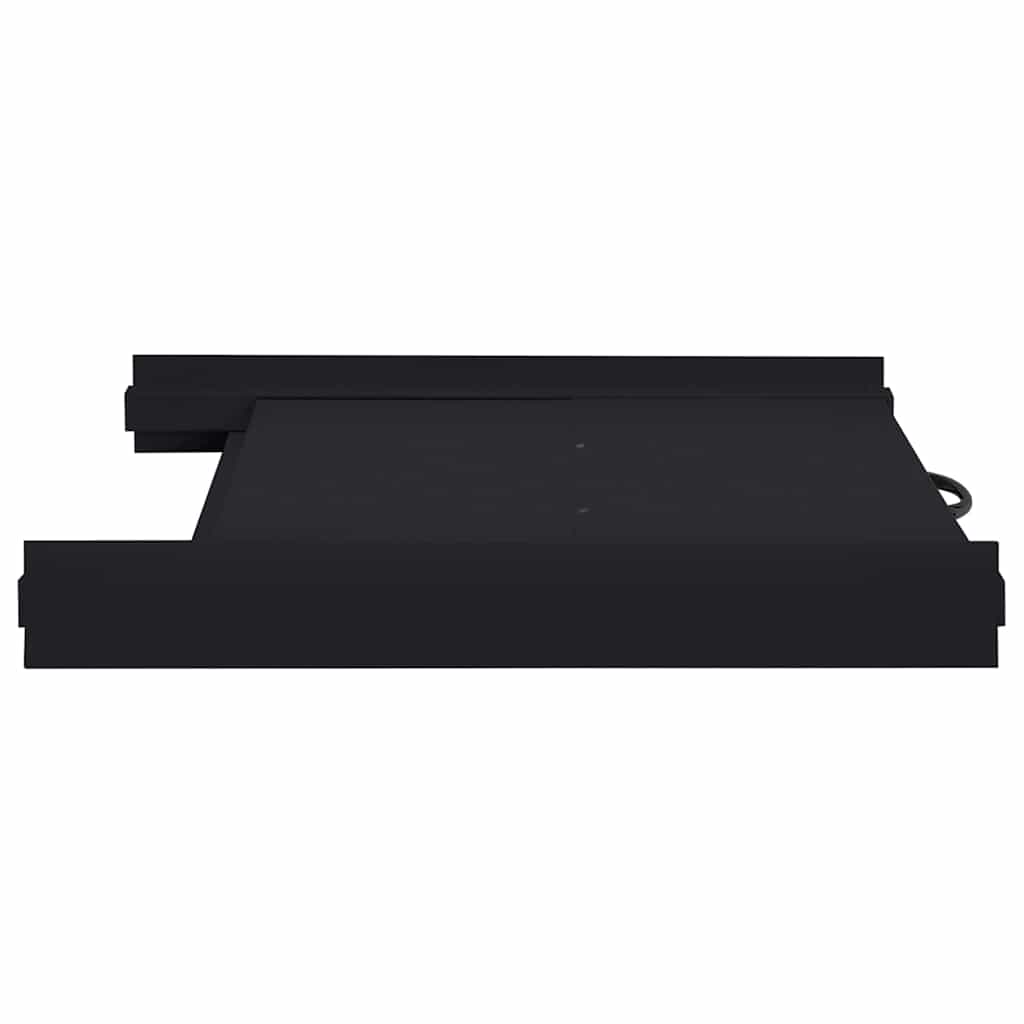 Estante Intermedio para Lavadora Negro 60 x 60 x 8 cm Acero