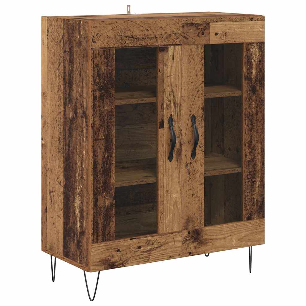 Aparador Madera envejecida 69,5 x 34 x 90 cm