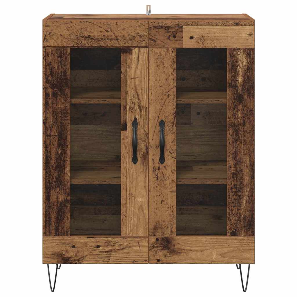 Aparador Madera envejecida 69,5 x 34 x 90 cm