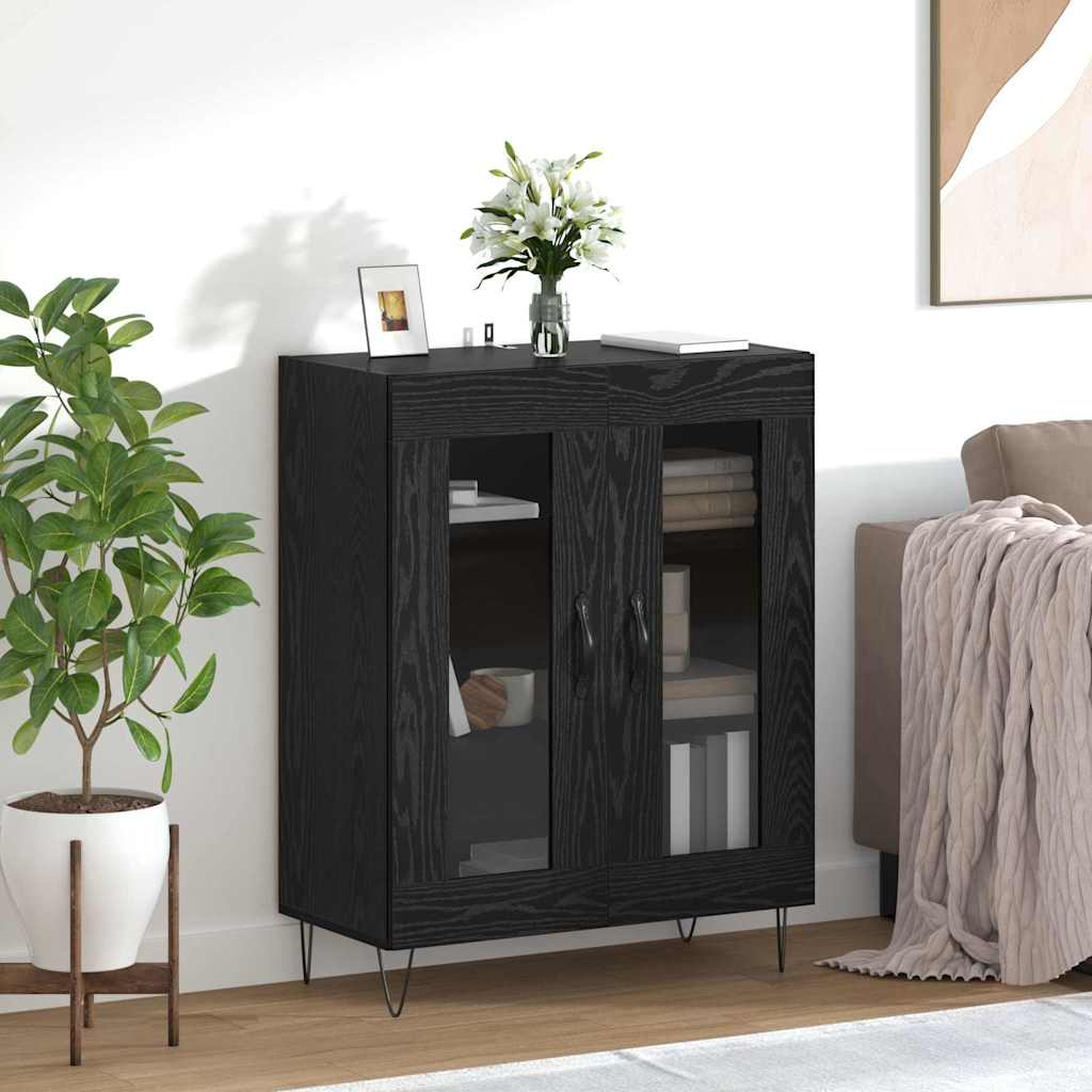 Sideboard in aged wood 69.5 x 34 x 90 cm
