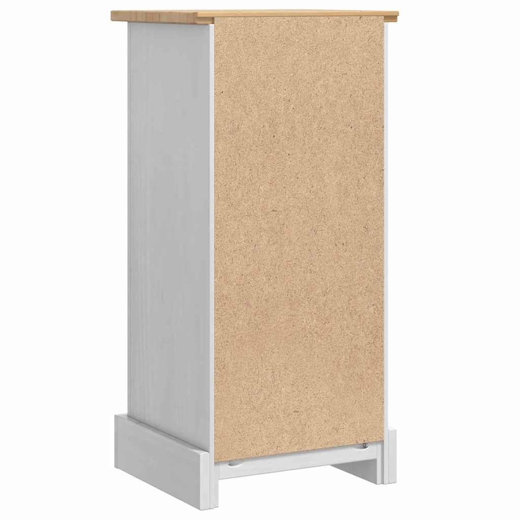 Mesita de Noche Corona 35 x 32,5 x 74 cm Madera de pino macizo