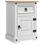 Mesita de Noche Corona 45 x 35 x 64 cm Madera de pino macizo