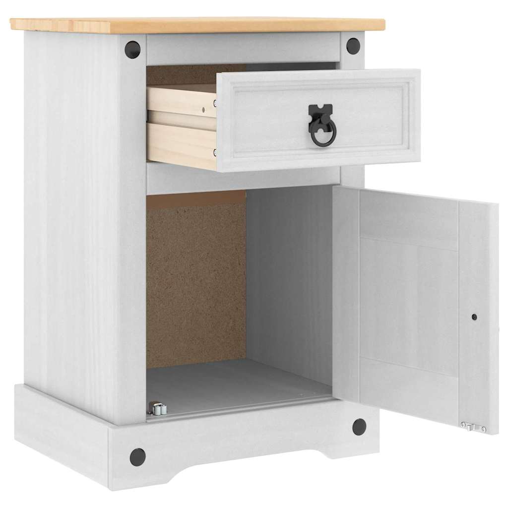 Mesita de Noche Corona 45 x 35 x 64 cm Madera de pino macizo