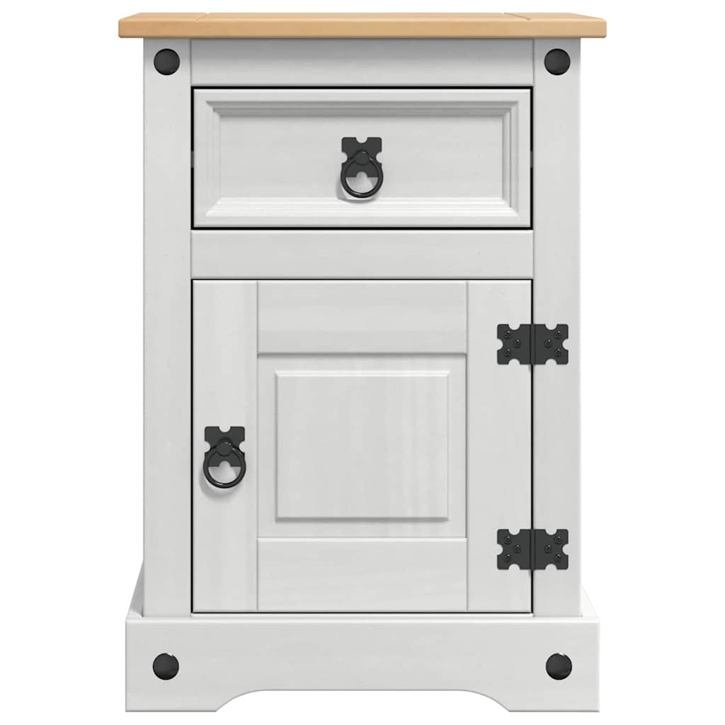Mesita de Noche Corona 45 x 35 x 64 cm Madera de pino macizo