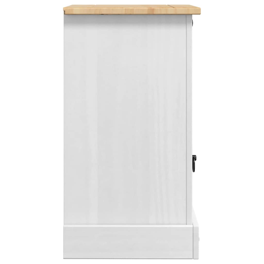 Mesita de Noche Corona 45 x 35 x 64 cm Madera de pino macizo
