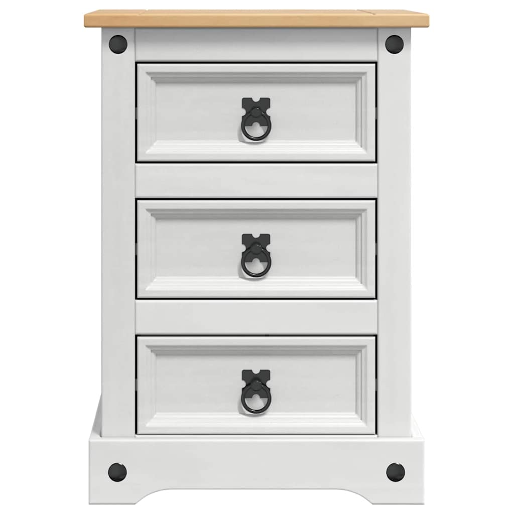 Mesita de Noche Corona 45 x 35 x 64 cm Madera de pino macizo