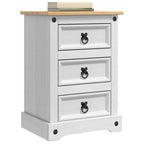 Mesita de Noche Corona 45 x 35 x 64 cm Madera de pino macizo