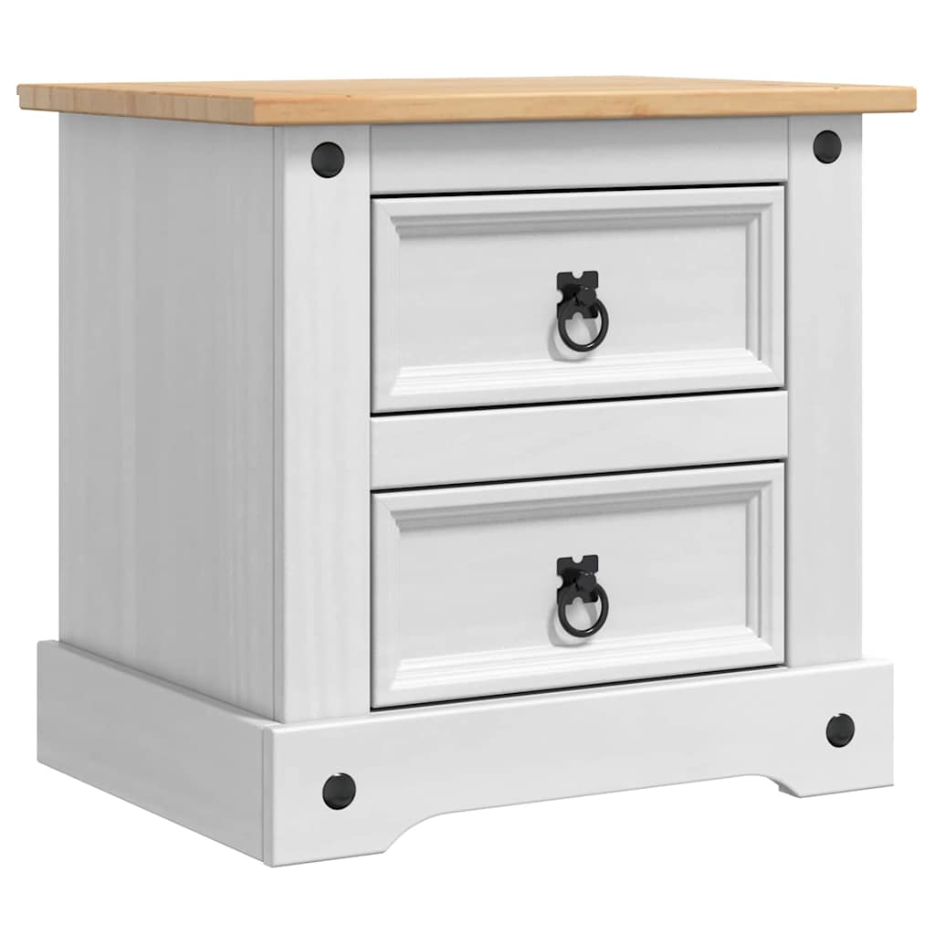 Mesita de Noche Corona 53 x 39 x 47 cm Madera de pino macizo