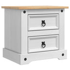 Mesita de Noche Corona 53 x 39 x 47 cm Madera de pino macizo