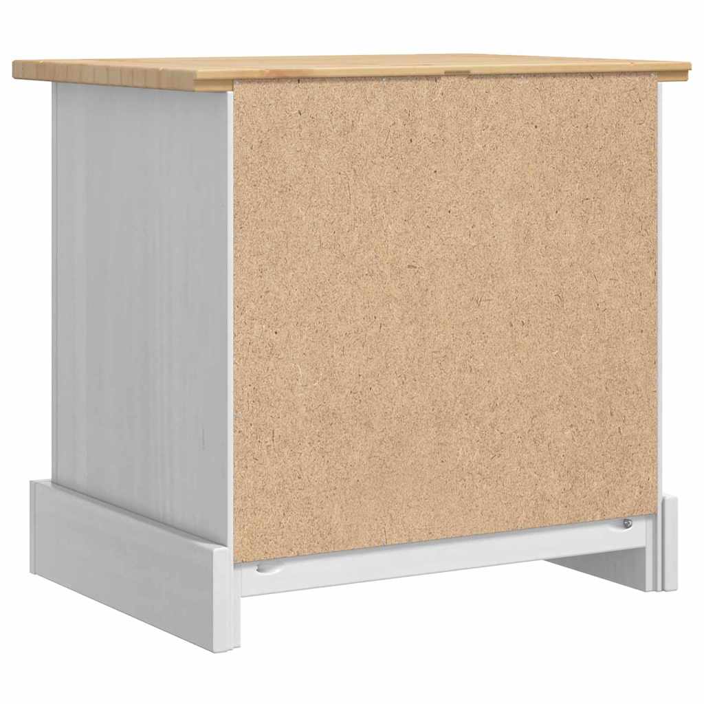 Mesita de Noche Corona 53 x 39 x 47 cm Madera de pino macizo