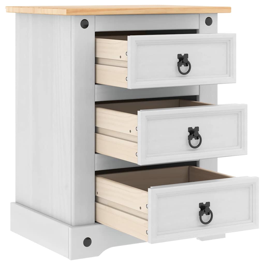 Mesita de Noche Corona 53 x 39 x 66 cm Madera de pino macizo