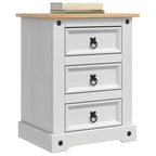 Mesita de Noche Corona 53 x 39 x 66 cm Madera de pino macizo