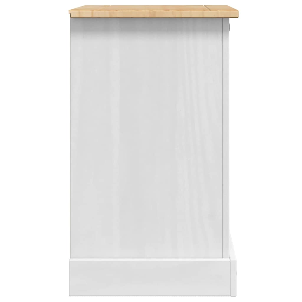 Mesita de Noche Corona 53 x 39 x 66 cm Madera de pino macizo