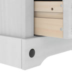 Mesita de Noche Corona 53 x 39 x 84 cm Madera de pino macizo