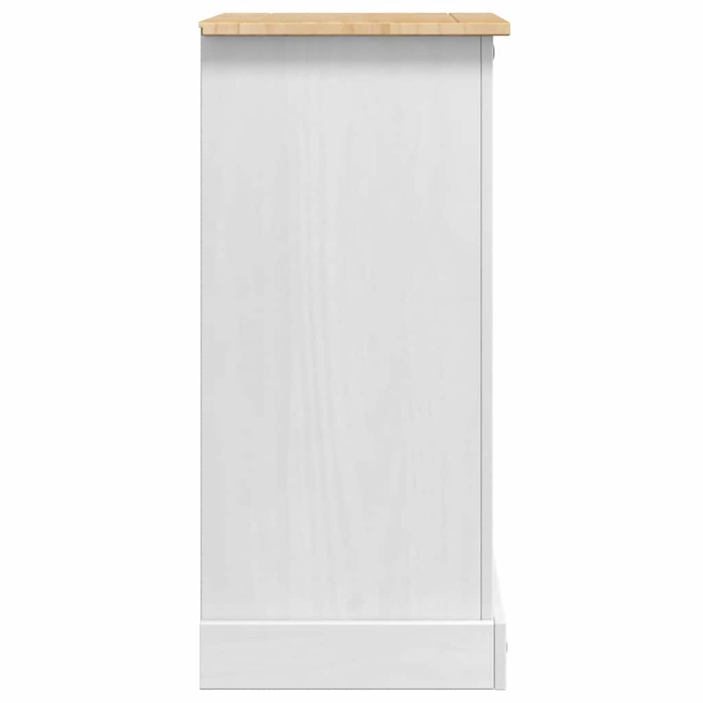 Mesita de Noche Corona 53 x 39 x 84 cm Madera de pino macizo