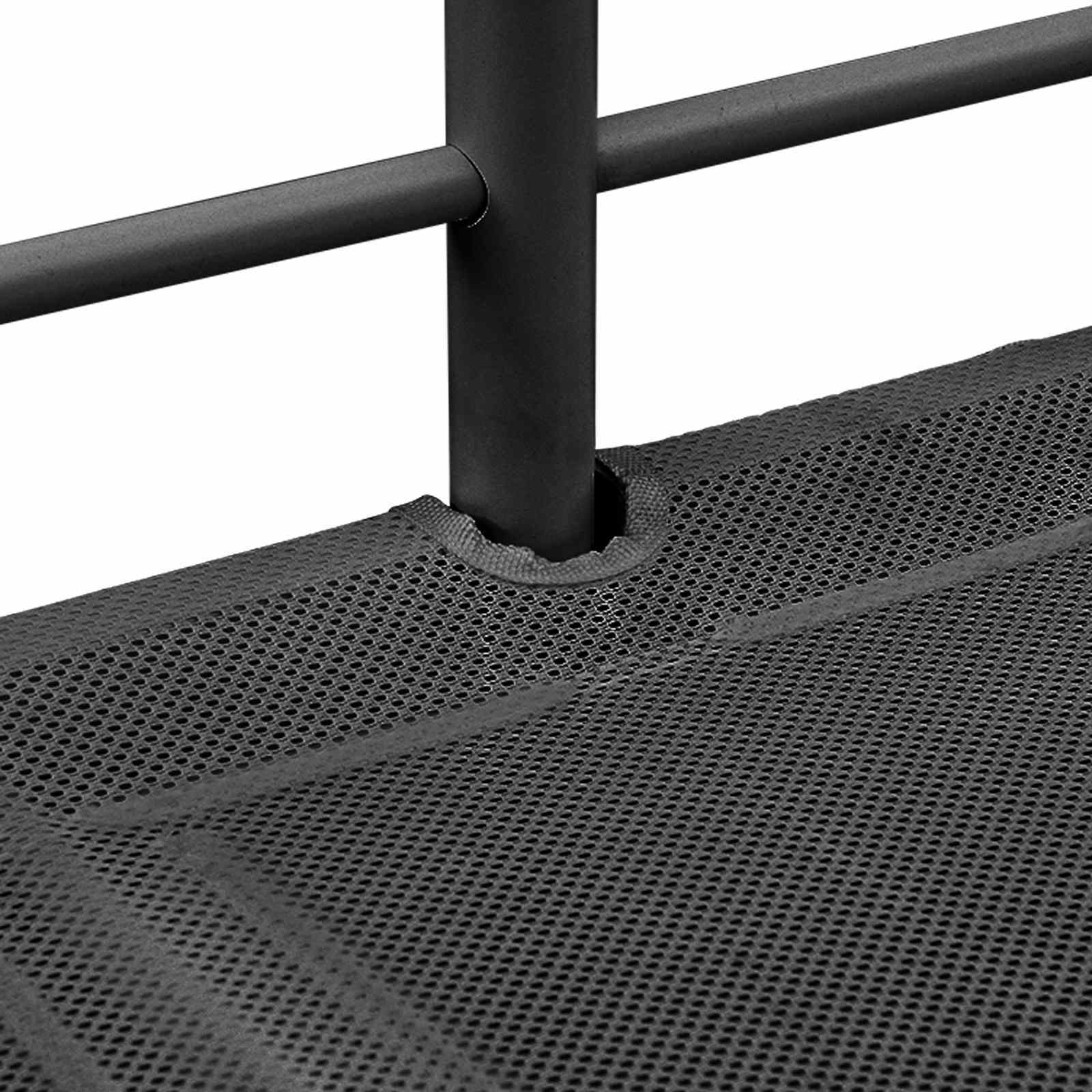 Estructura de litera para niños con tobogán Negro y Antracita