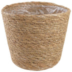 Cestas de plantas de hierba marina 3 pcs Natural Ø26 x 19 cm