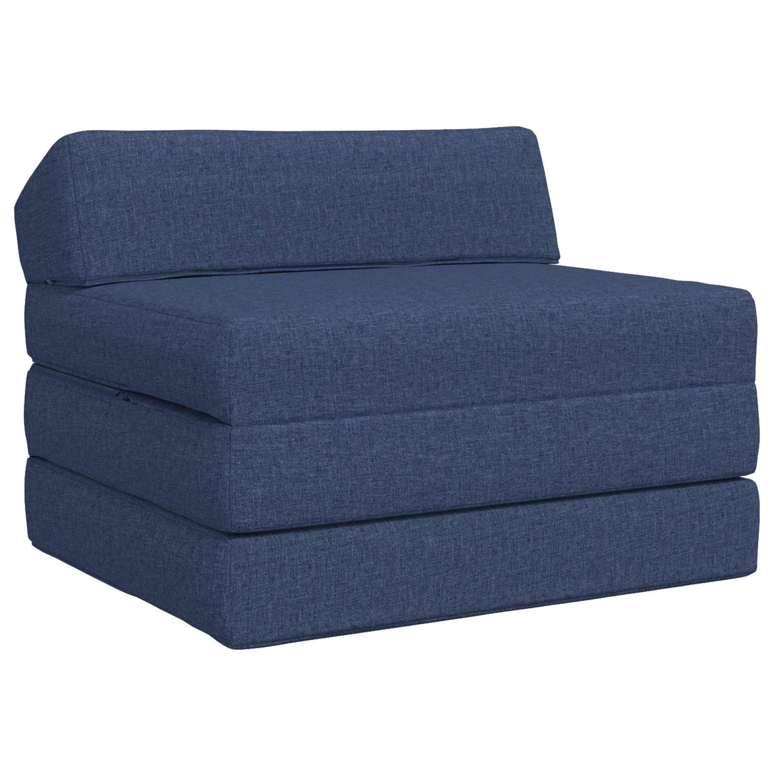 Sofá Cama Plegable Azul 200 x 70 x 10 cm Tela