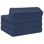 Sofá Cama Plegable Azul 200 x 70 x 10 cm Tela