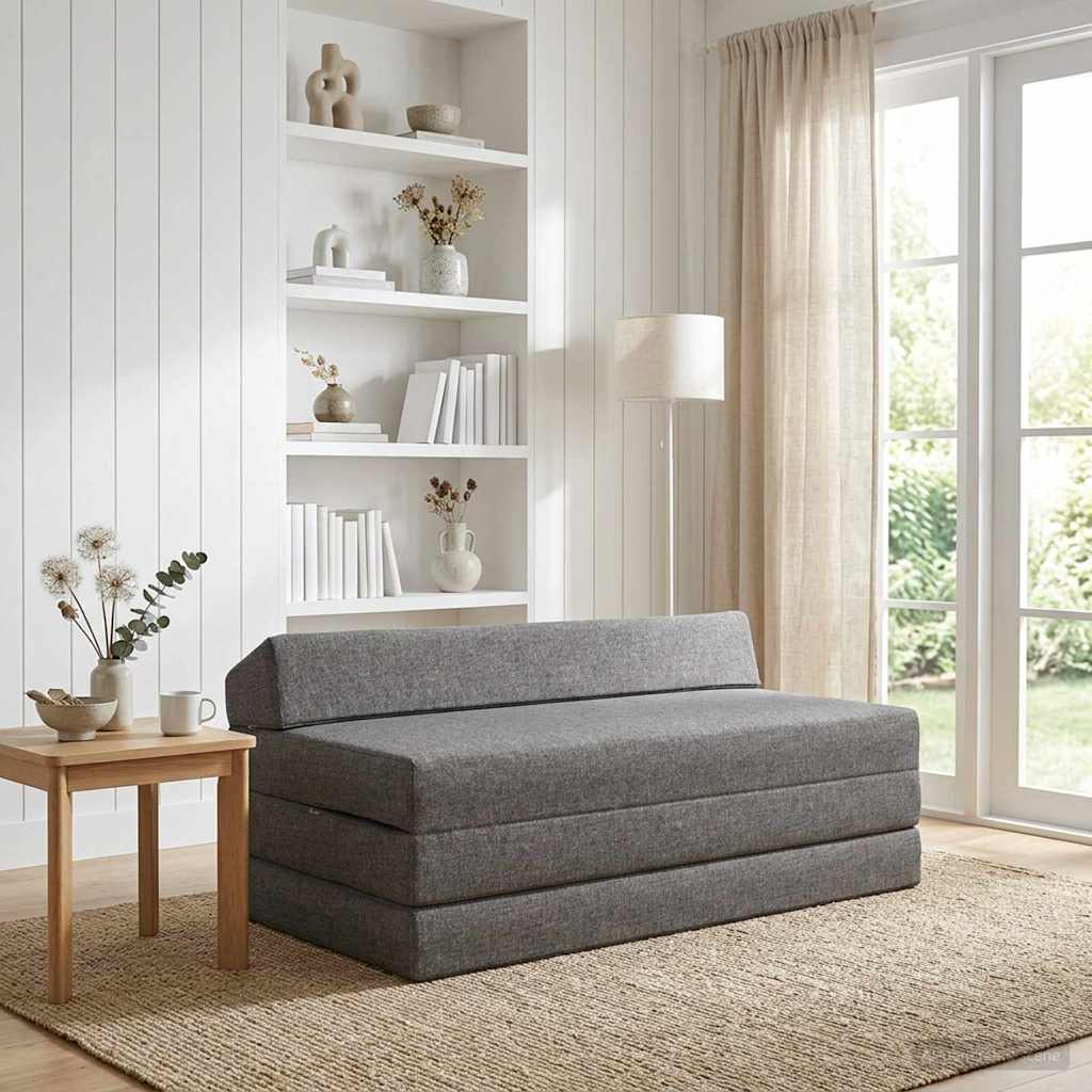 Sofá Cama Plegable Azul 120 x 60 x 49 cm Tela