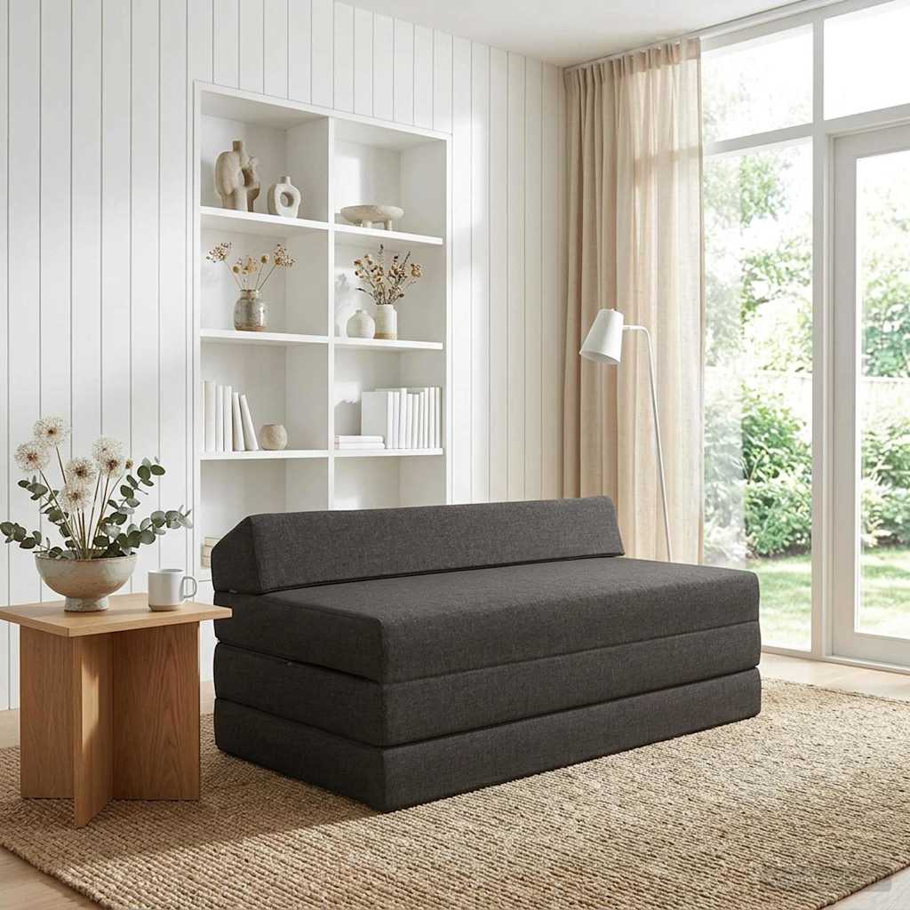 Sofá Cama Plegable Azul 120 x 60 x 49 cm Tela