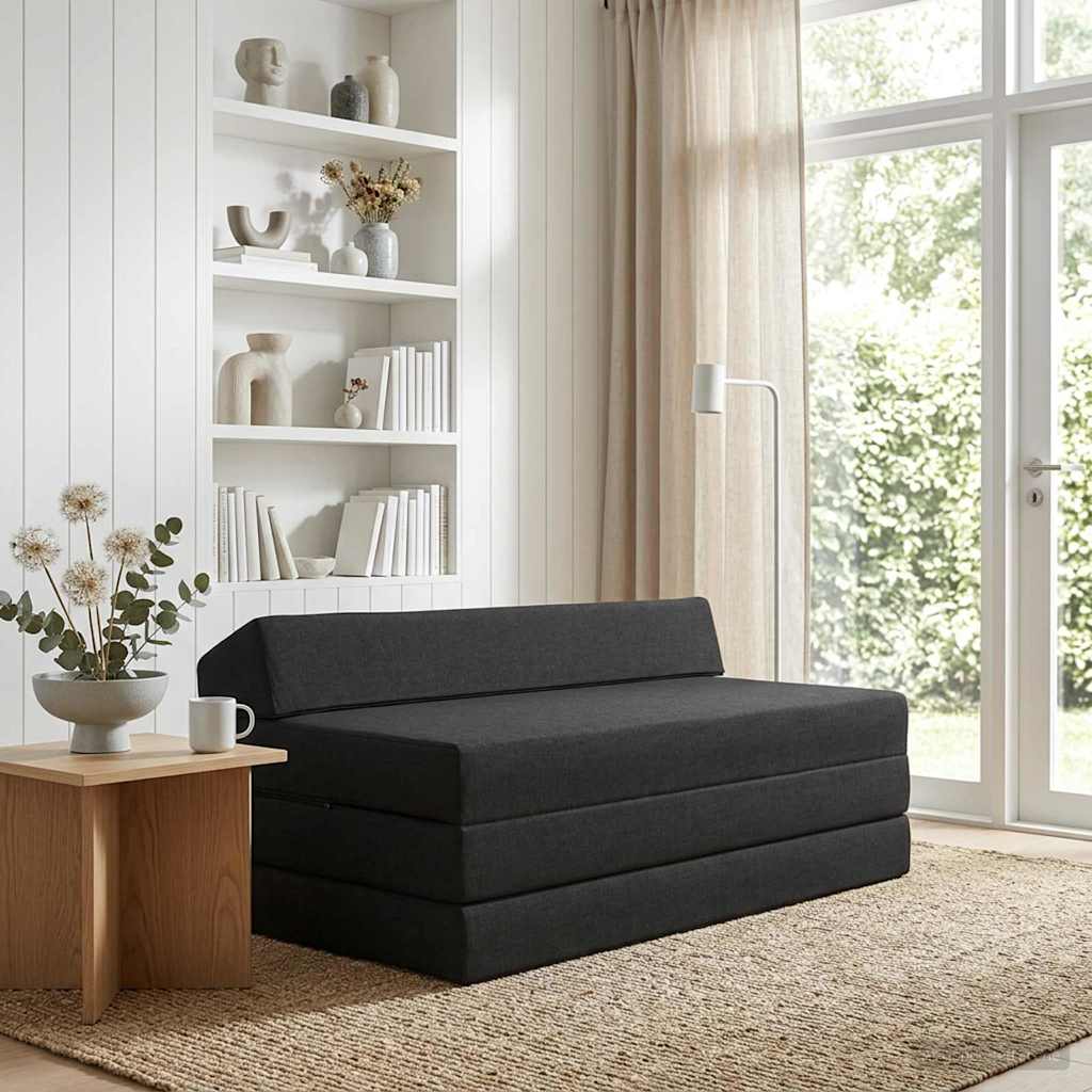 Sofá Cama Plegable Azul 120 x 60 x 49 cm Tela