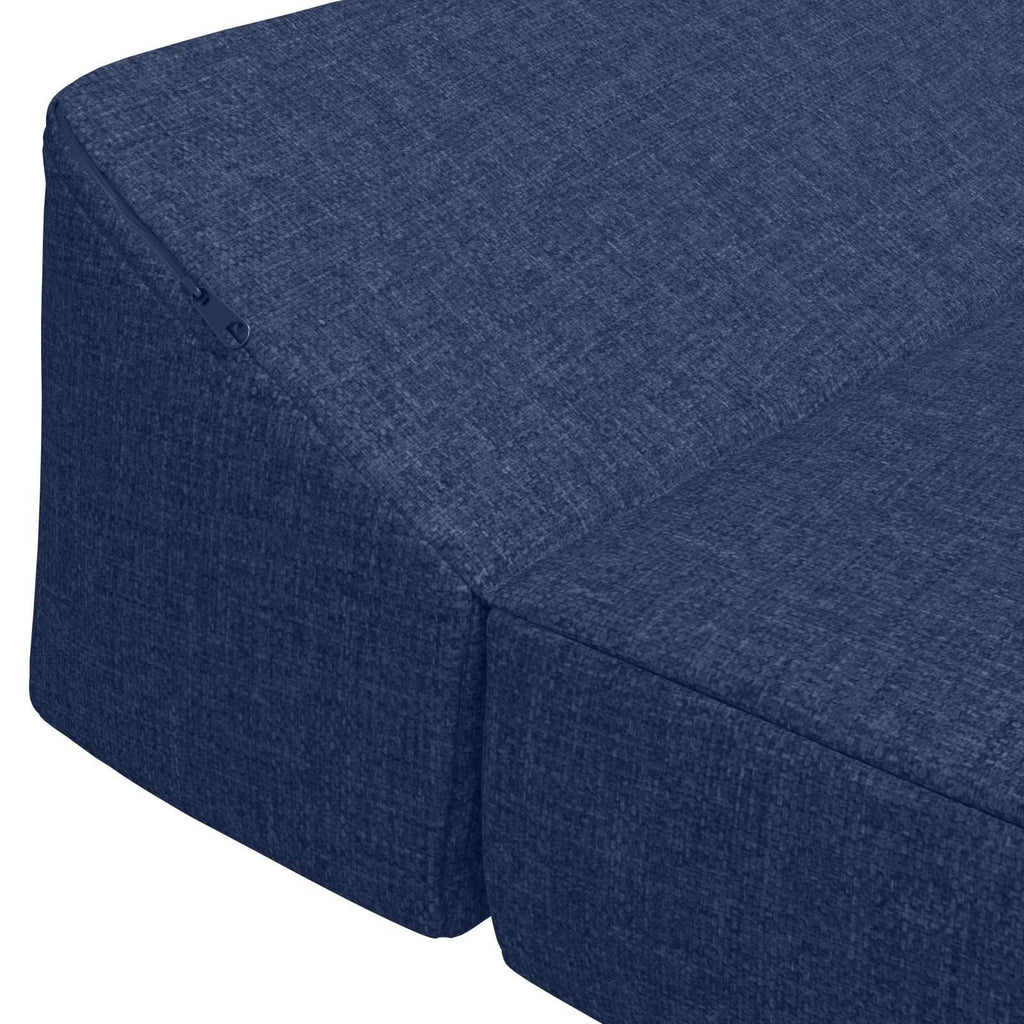 Sofá Cama Plegable Azul 120 x 60 x 49 cm Tela
