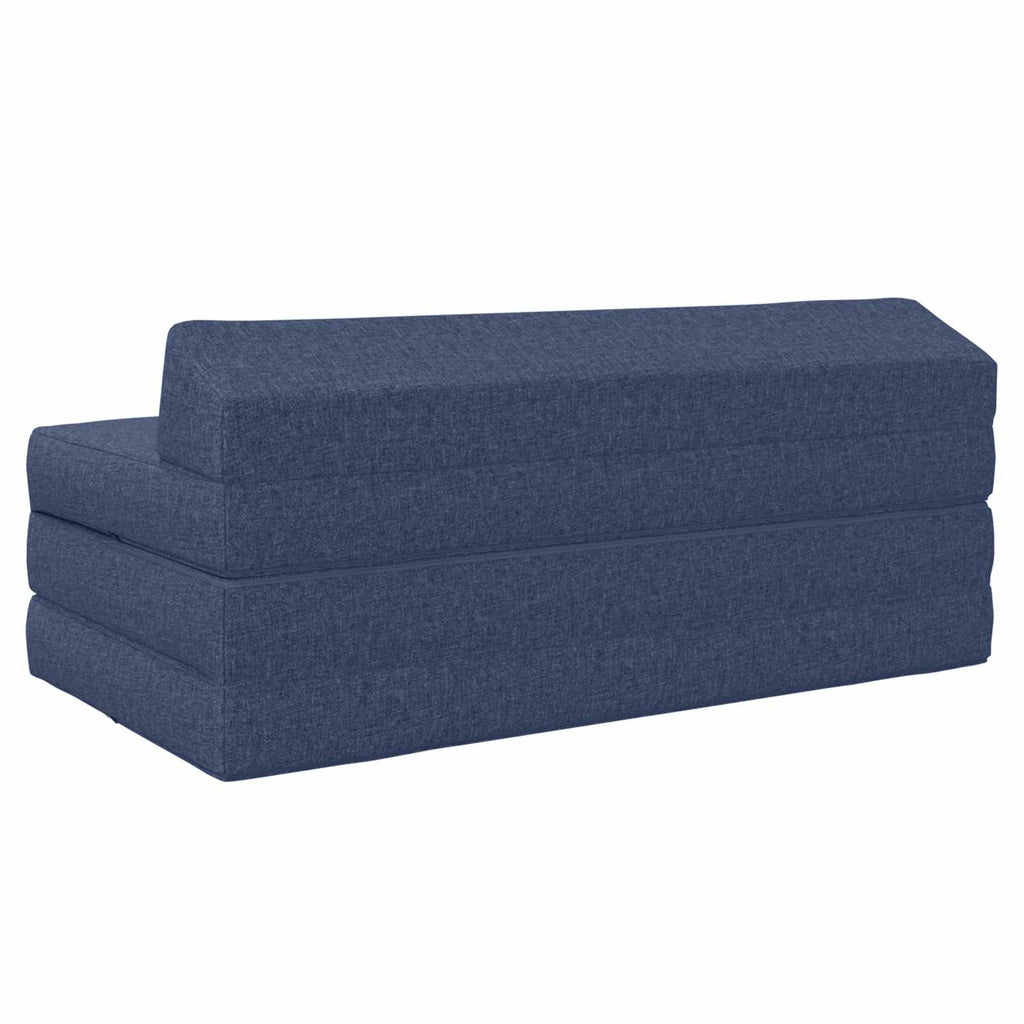 Sofá Cama Plegable Azul 120 x 60 x 49 cm Tela