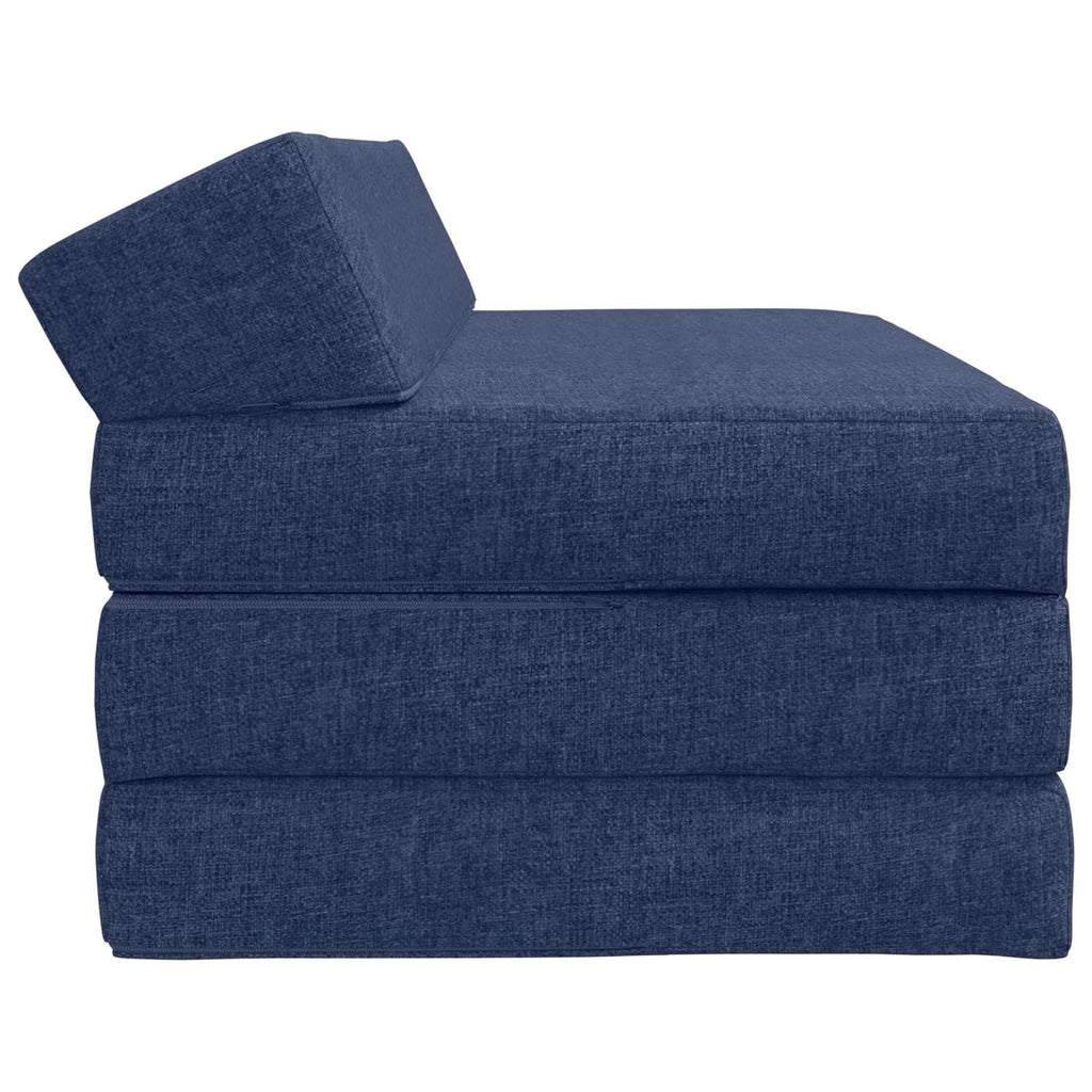 Sofá Cama Plegable Azul 120 x 60 x 49 cm Tela