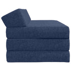 Sofá Cama Plegable Azul 120 x 60 x 49 cm Tela