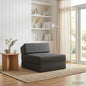 Blue Foldable Sofa Bed 60 x 70 x 41 cm Fabric