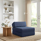 Blue Foldable Sofa Bed 60 x 70 x 41 cm Fabric