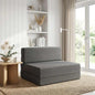 Sofá-Cama Dobrável Azul 70 x 72 x 60 cm Tecido
