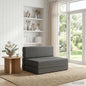 Sofá Cama Plegable Azul 100 x 80 x 60 cm Tela