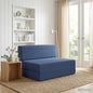 Sofá Cama Plegable Azul 100 x 80 x 60 cm Tela