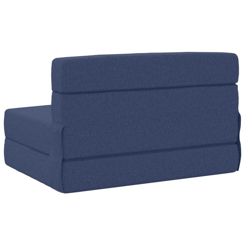 Sofá Cama Plegable Azul 100 x 80 x 60 cm Tela