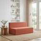 Sofá Cama Plegable Azul 100 x 80 x 60 cm Tela