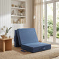 Sofá-Cama Dobrável 100 x 67 x 45 cm Azul