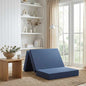 Sofá-Cama Dobrável 100 x 67 x 45 cm Azul