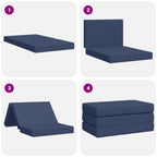 Sofá Cama Plegable 100 x 67 x 45 cm Azul