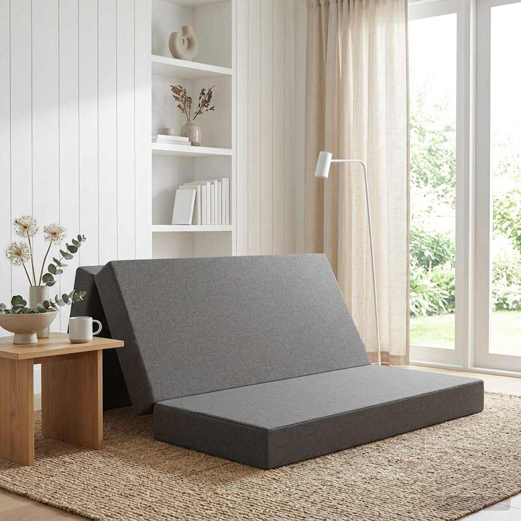 Sofá Cama Plegable 100 x 67 x 45 cm Azul