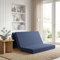 Sofá-Cama Dobrável 100 x 67 x 45 cm Azul