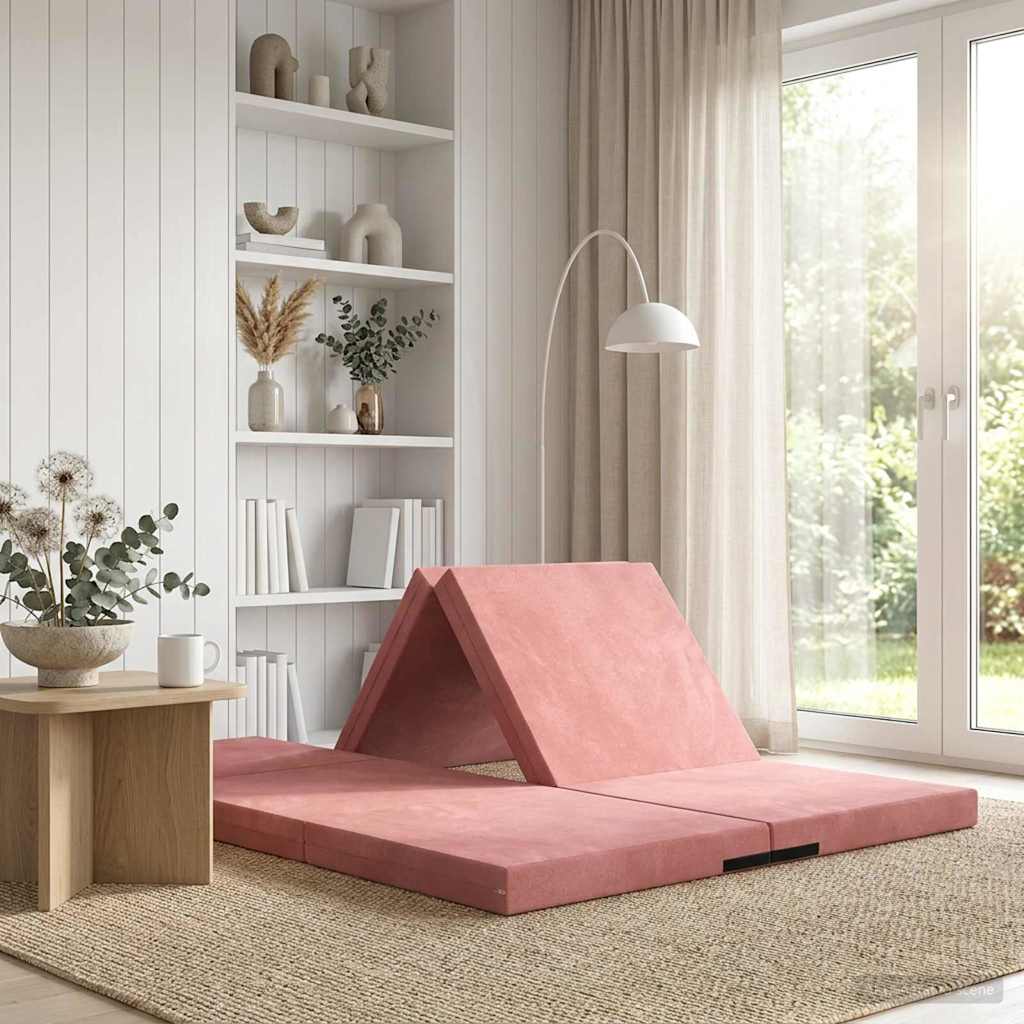 Sofá Cama Plegable 140 x 67 x 45 cm Azul