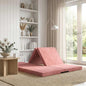 Sofá-Cama Dobrável 140 x 67 x 45 cm Azul