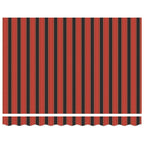 Toldo Retráctil Manual Naranja y Marrón 350 x 250 cm