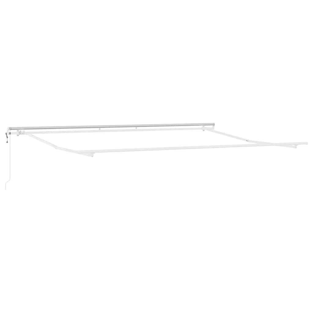 Toldo Retráctil Naranja y Marrón 400 x 300 cm
