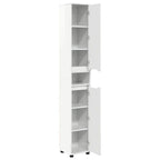 Gabinete de Baño con estante brillante 30,5 x 30 x 195 cm